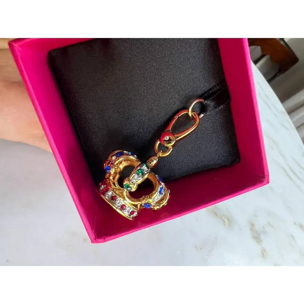 Retired Juicy Couture Multicolor King Crown Charm